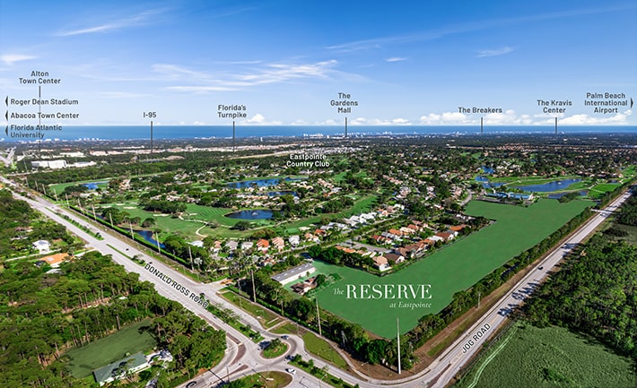 The Reserve at Eastpointe Aerial