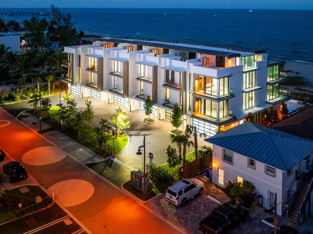 Ocean Six Gt Homes night 